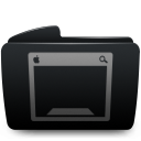  folder black desktop 