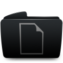  folder black documents 