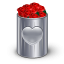  recycle bin roses 
