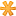  asterisk orange icon 