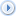  blue control play icon 