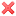  cross red icon 
