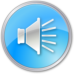  volumepressedblue icon 