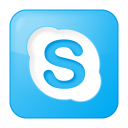  социальных Skype коробка синий 