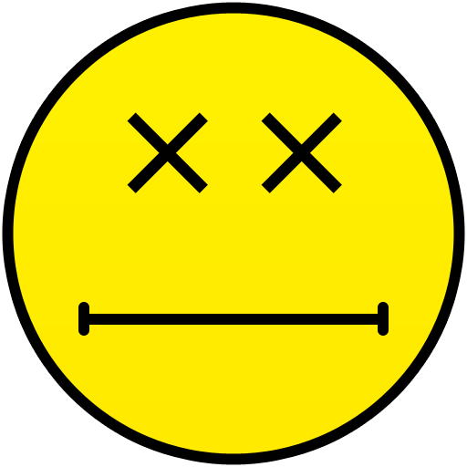 dead smiley smile emoticon emoticons emotions emotion human face head