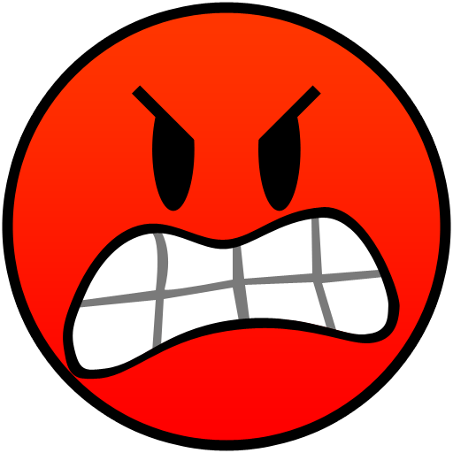 extremely angry smiley smile emoticon emoticons emotions emotion human face head