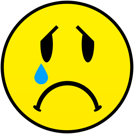 sadly crying smiley smile emoticon emoticons emotions emotion human face head