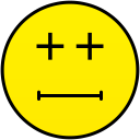 indifferent smiley smile emoticon emoticons emotions emotion human face head