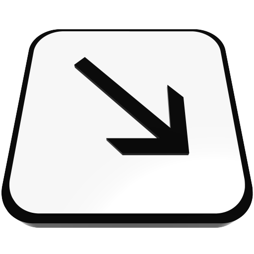  arrow linear right bottom  iconizer