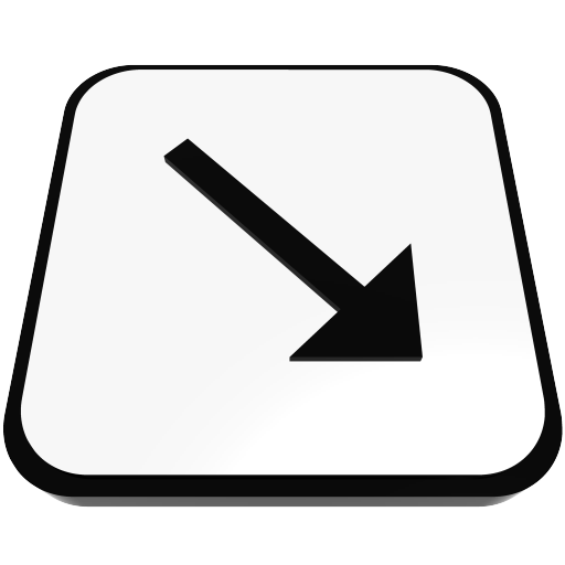  arrow right bottom diagonal  iconizer