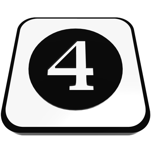  number cue ball four  iconizer