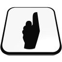  point top hand finger nail  iconizer
