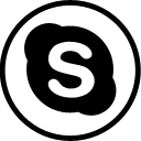 skype social bookmarking social network simple logo iconizer