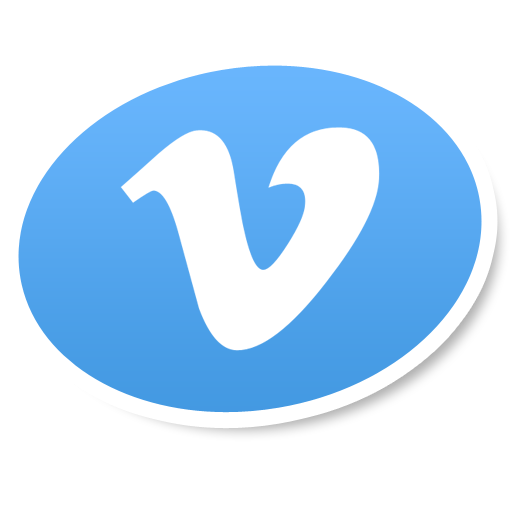 vimeo logo social bookmark icon iconizer