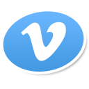 vimeo logo social bookmark icon iconizer
